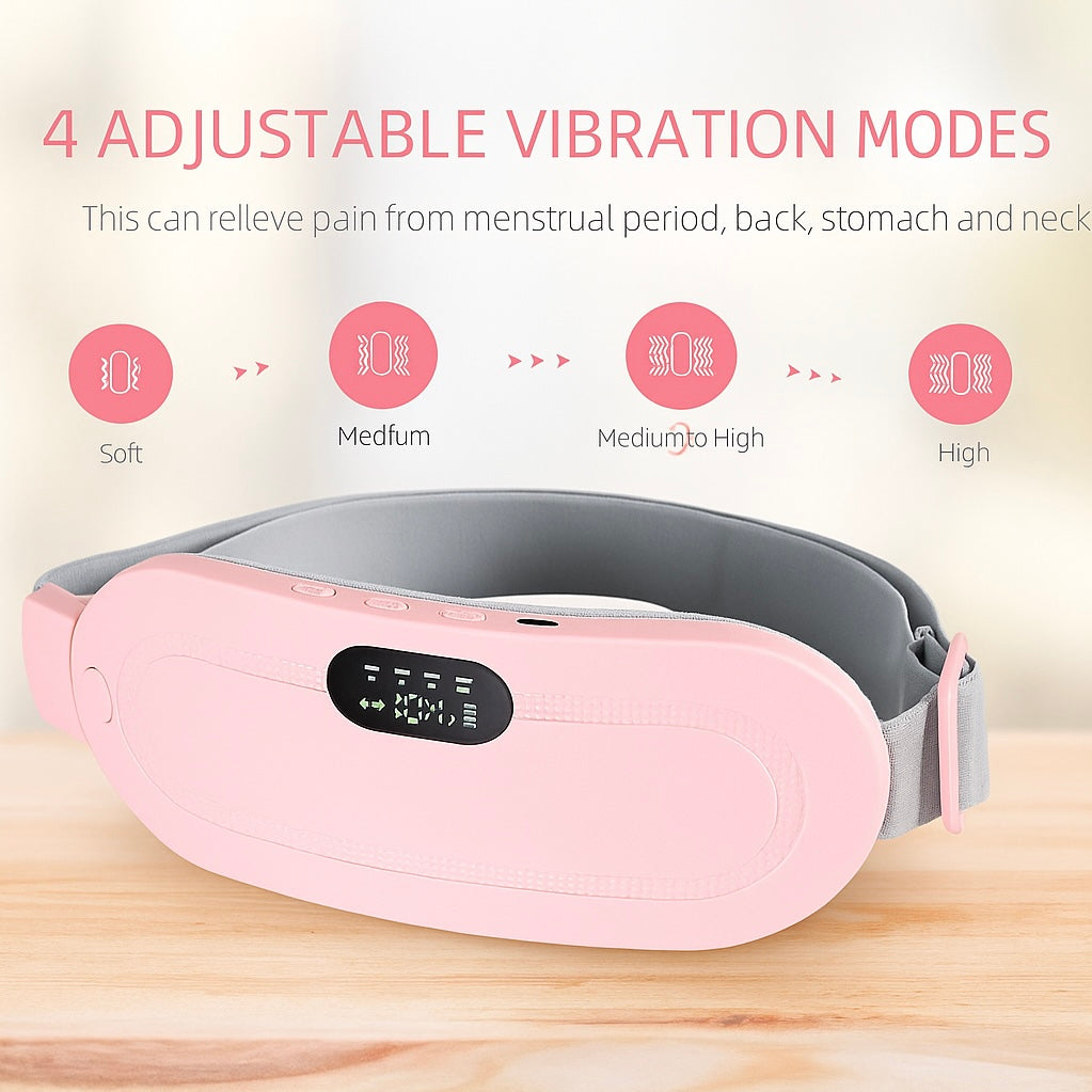 Menstrual Heating Pad for Periods Cramps | 3 heat modes & 4 Vibration Modes