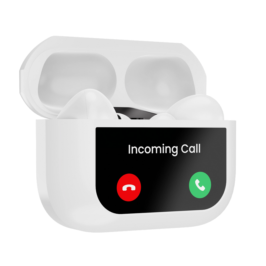 Bluetooth wireless earpod with display