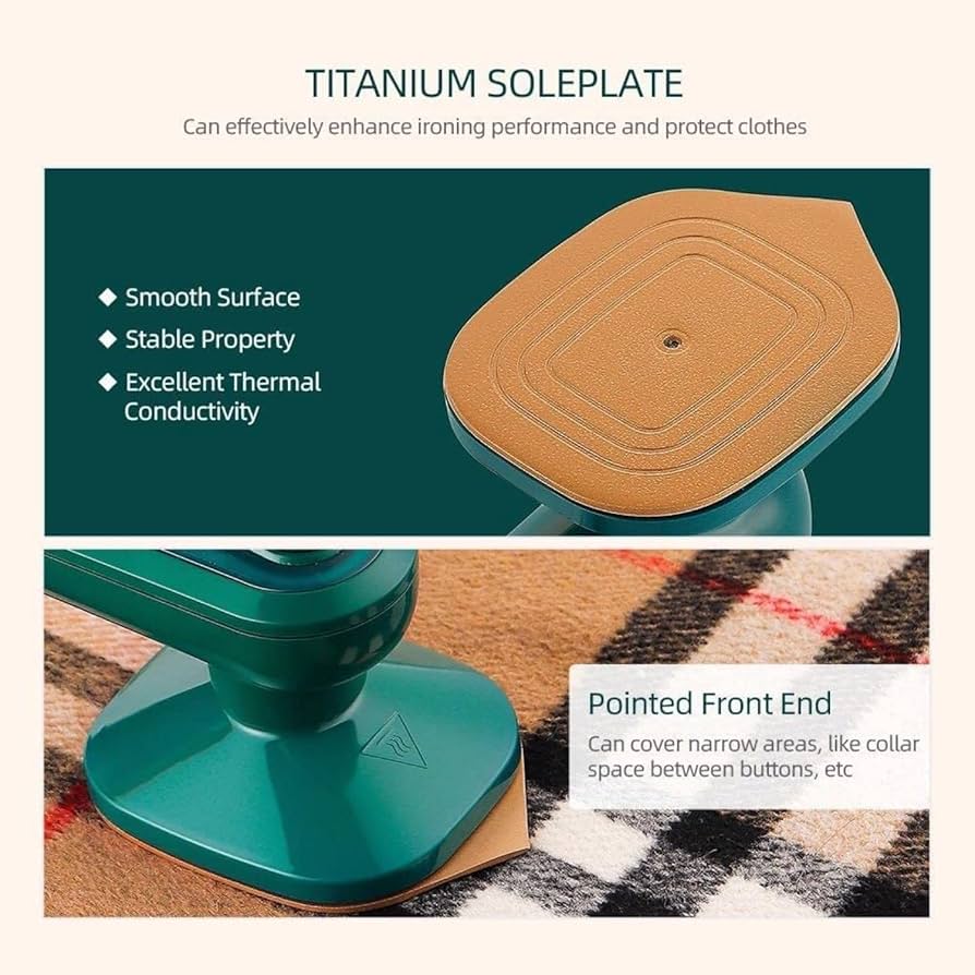 Portable Micro Steam iron, Dry And Wet Wrinkles Removing Lightweight Steamer