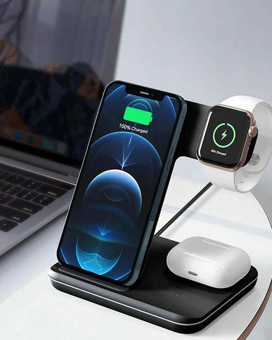 Three in One Wireless Charging Compatible with iPhone