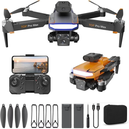 P18 pro Brushless Motor 4K Toy Drone, Intelligent Obstacle Avoidance, 5G Video Transmission, and Foldable Design for Aerial Shots and Safe Outdoor Exploration.
