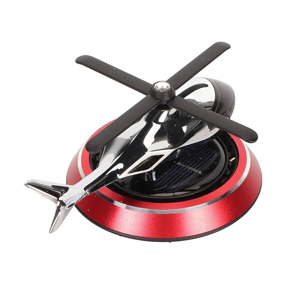 Helicopter Car Air Freshener | Rotating Solar Car Helicopter