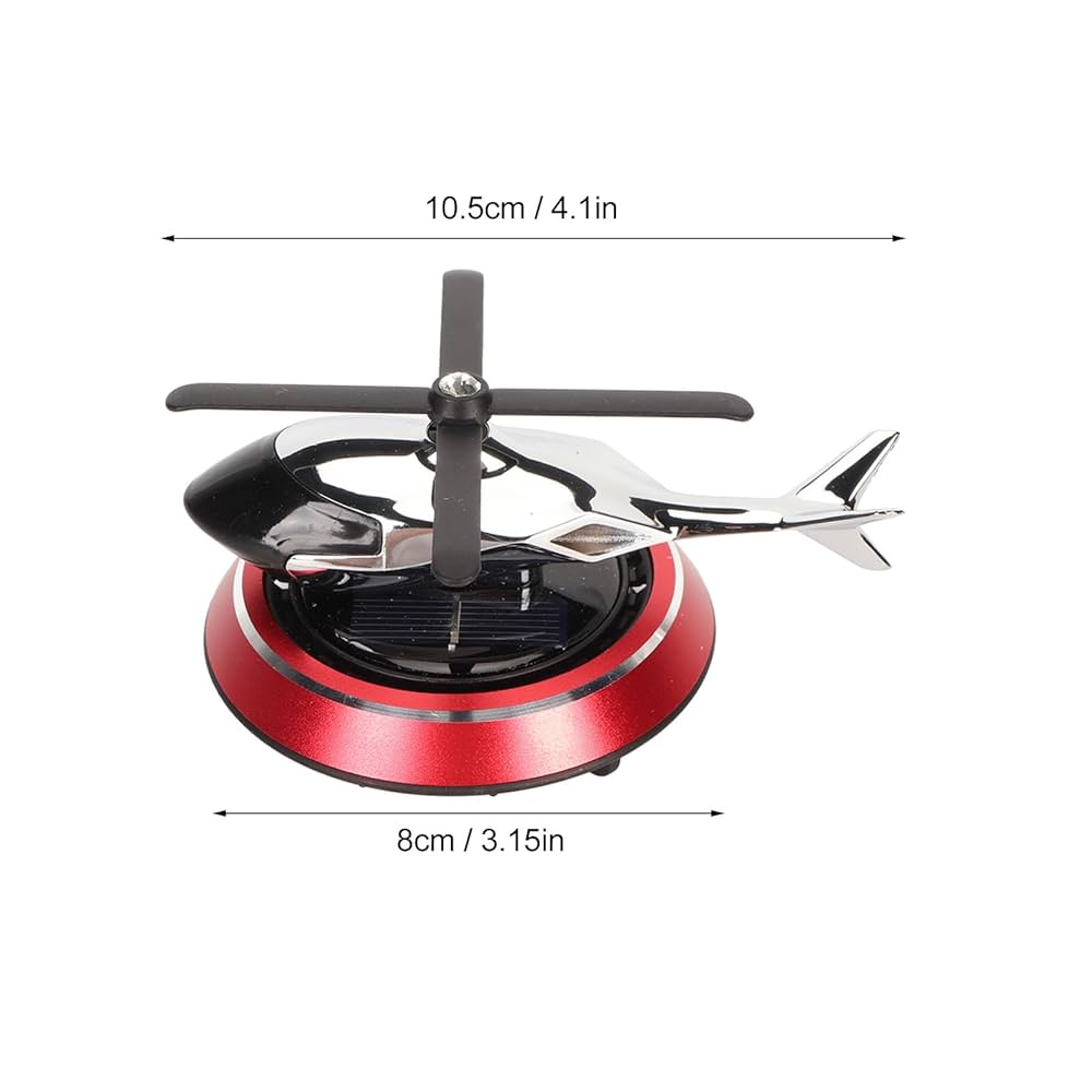 Helicopter Car Air Freshener | Rotating Solar Car Helicopter