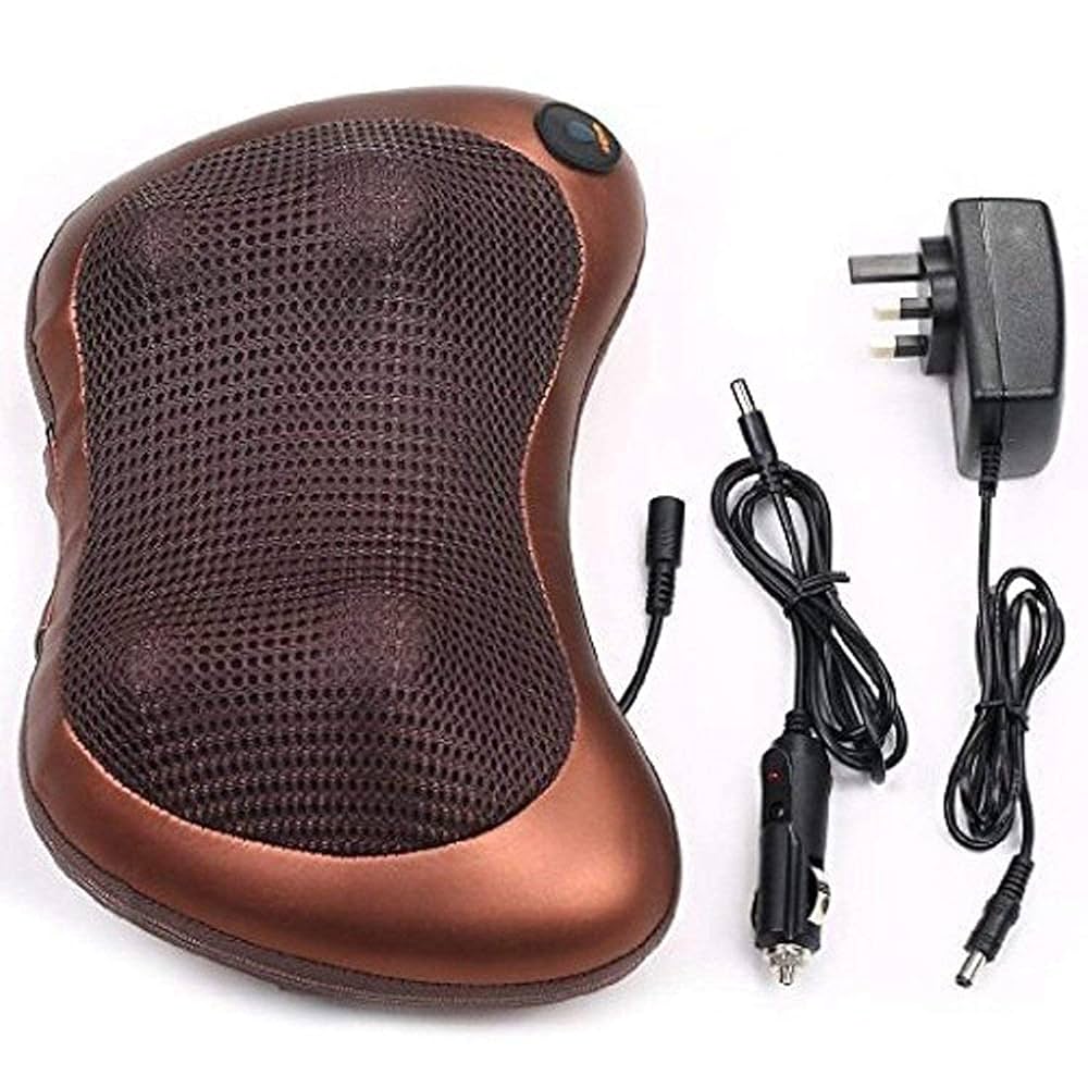 Neck Back Massager with Heat, Deep Tissue Kneading Massager