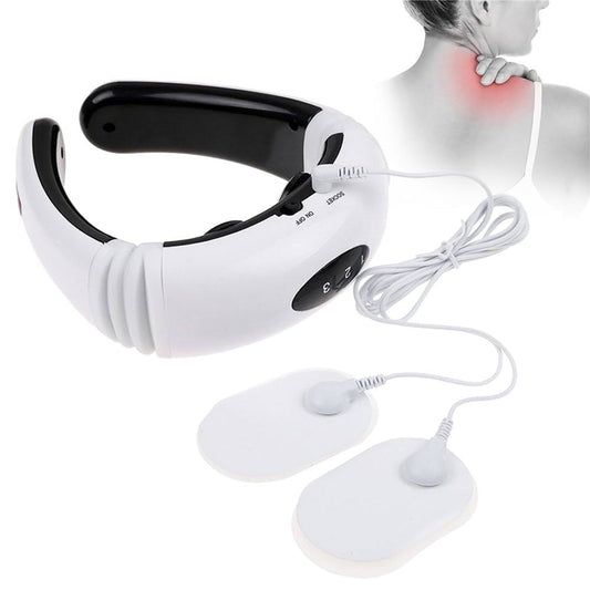 Therapy Neck Massager Electric Shock Pulse Multi-frequency Massager Back Pain Neck Pain Relief